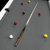 Baize Master Platinum Exotic Series Black Ivory One Piece Luxury English Pool Cue with 8mm Pro Impact Hybrid Tip
