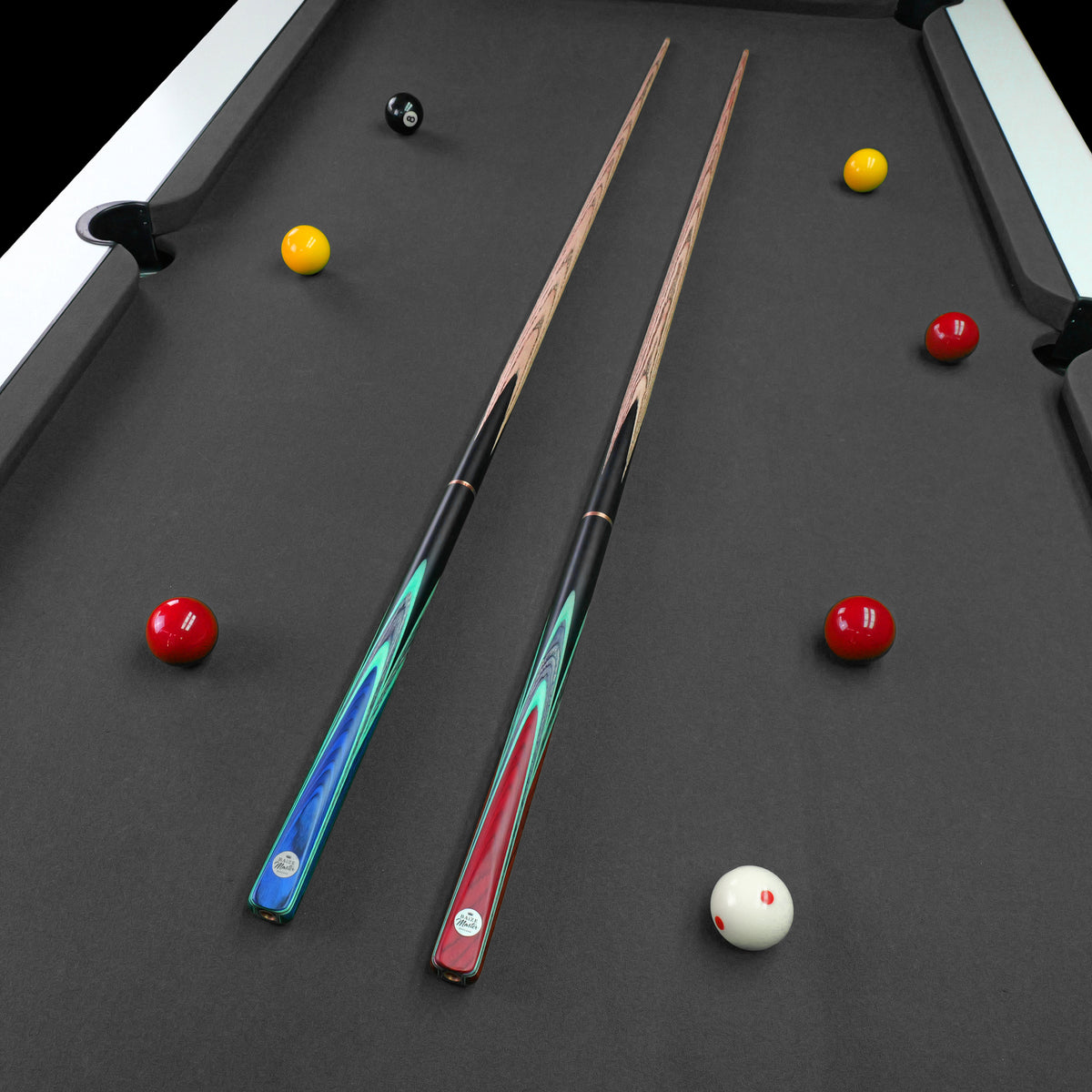 Baize Master Admiral ¾ Joint Snooker and Pool Cue with 9.5mm Blue Pressed Tip