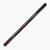 FFGM The Rocket Ronnie O'Sullivan 1 Piece 2 Slot Ultra Luxury Black and Red Snooker and Pool Cue Case - Holds 2 x One Piece Cues Cue + Case