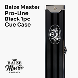 Baize Master CLASSIQUE 57 Inch One Piece Ebony Butt English Pool Cue and Case Set 8.5mm Tip