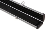 1 Piece Wide Aluminium LOCKABLE LUXURY Snooker Pool Cue Case - Holds 2 Cues