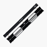 Baize Master Plain Black Deluxe Snooker and Pool Cue Case for 51 Inch Cues – Holds Two 1 Piece 51 Inch Cues