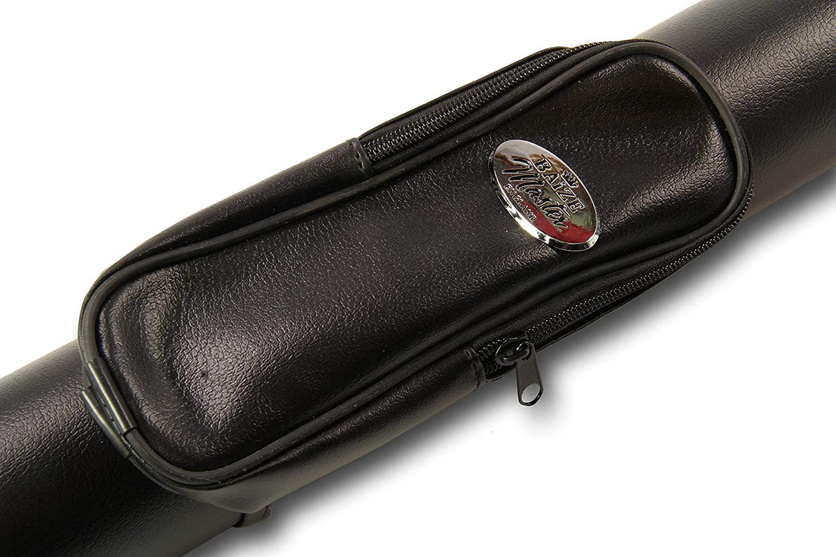 Black 5pc Centre Joint Pool Snooker Cue Tube Case – Holds 2 Butts 3 Shafts