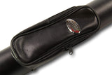 Black 5pc Centre Joint Pool Snooker Cue Tube Case – Holds 2 Butts 3 Shafts