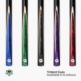PRO147 Trident 1 Piece Snooker and Pool Cue and Case Set with 9.5mm Layered Tip