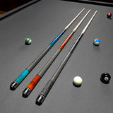 Jonny 8 Ball IRONWEAVE 2 Piece American Pool Cue with 12.5mm Layered Leather Tip