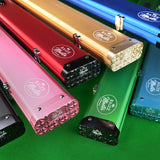 Baize Master Summit One Piece Three Slot Luxury Aluminium Snooker and Pool Cue Case with Chunky Metal Ends – Holds 3 x One Piece Cues