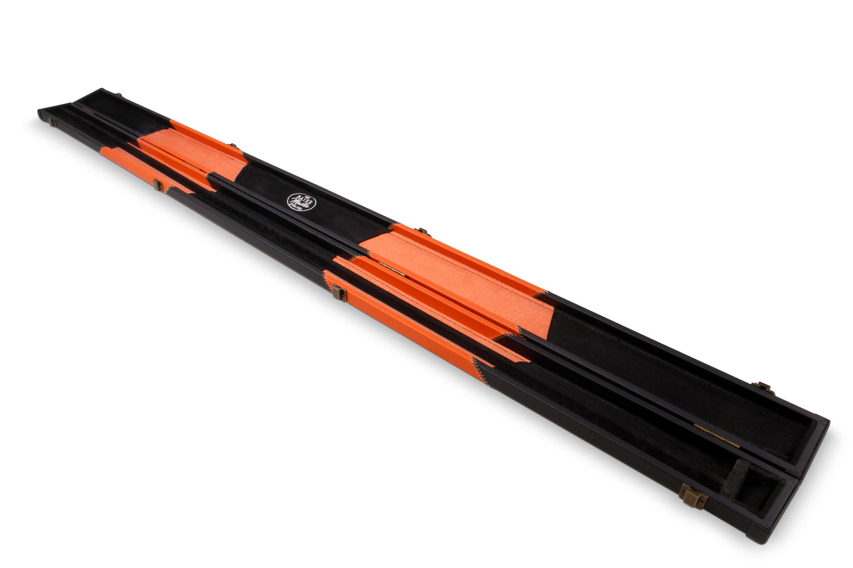 Baize Master 1 Piece ARROW Snooker Pool Cue Case with Plastic Ends - Holds 2 Cues