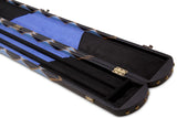 Baize Master 1 Piece DIAMONDS Luxury Round Ends Snooker Pool Cue Case with Studs - Holds 3 Cues
