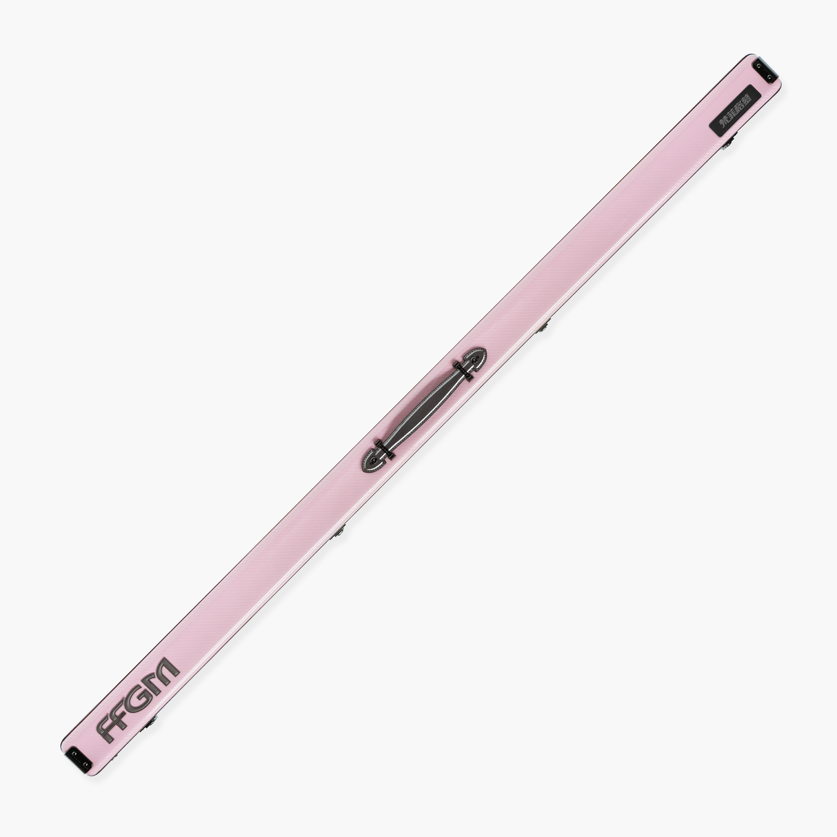 FFGM The Rocket Ronnie O'Sullivan 1 Piece 2 Slot Ultra Luxury Pink Snooker and Pool Cue Case - Holds 2 x One Piece Cues Cue + Case