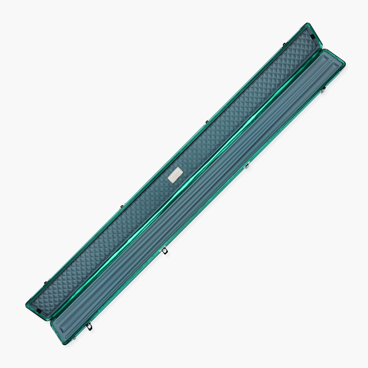 FFGM The Rocket Ronnie O'Sullivan 1 Piece 3 Slot Ultra Luxury Black and Green Snooker and Pool Cue Case - Holds 3 x One Piece Cues