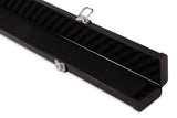 1 Piece Wide Aluminium LOCKABLE LUXURY Snooker Pool Cue Case - Holds 2 Cues