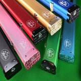 Baize Master Summit ¾ 2 Slot Luxury Aluminium Snooker and Pool Cue Case with Chunky Metal Ends – Holds 1 x ¾ Joint Cue + Extensions