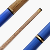 Jonny 8 Ball 52" BLUE PRO-TRIAD 3 Section Pool Cue - 8mm Elk Master Tip