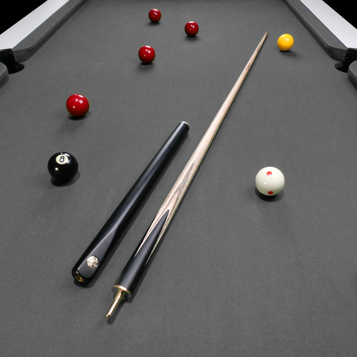 Baize Master Raven Marksman ¾ Joint English Pool Cue with 8.5mm Baize Master Pro Impact Hybrid Tip