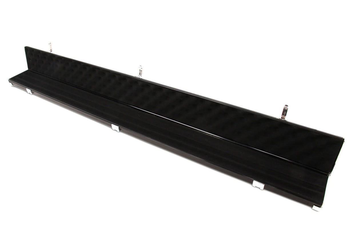 Baize Master 3/4 Black Luxury Snooker Pool Cue Case - Holds Two 3/4 Joint Cues