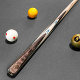 Baize Master Cobalt Marksman 57 Inch 1 Piece English Pool Cue with 8.5mm Baize Master Blue Pressed Tip