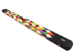 Baize Master 1 Piece DIAMONDS Luxury Round Ends Snooker Pool Cue Case with Studs - Holds 3 Cues