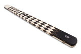 Baize Master 1 Piece DIAMONDS Luxury Round Ends Snooker Pool Cue Case with Studs - Holds 3 Cues