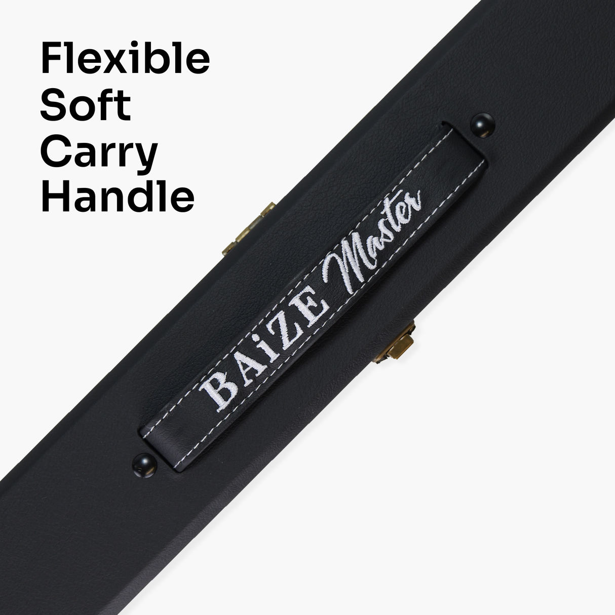 Baize Master Gold Series Red Ascot 3/4 Joint English Pool Cue and Case Set with 8.5mm Tip