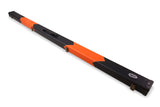 Baize Master 1 Piece ARROW Snooker Pool Cue Case with Plastic Ends - Holds 2 Cues