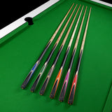 Baize Master CRUCIBLE 2 Piece Snooker and Pool Cue and Case Set with 9.5mm Red Layered Pro Tip