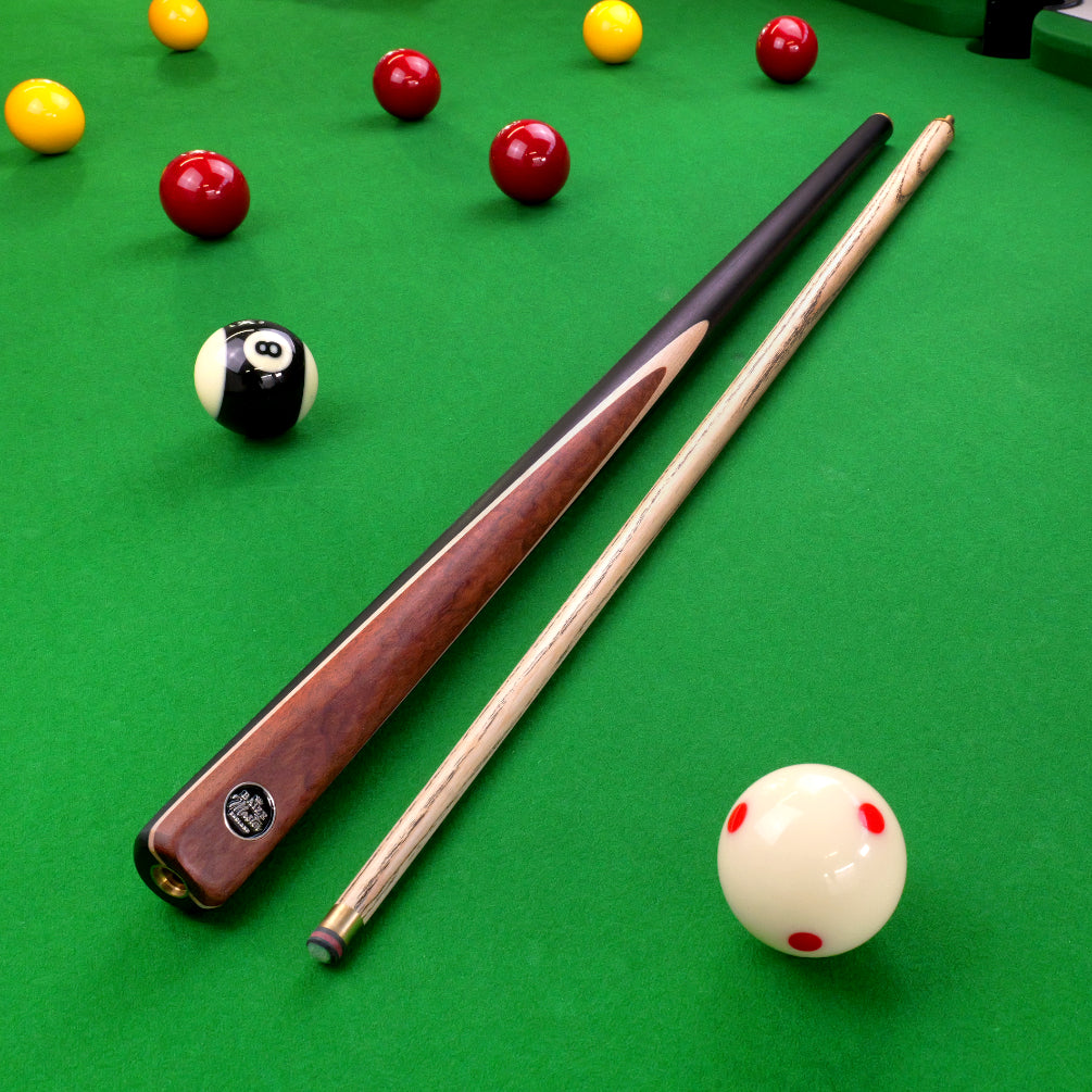 Baize Master BLACKLINE CLASSIC 2 Piece Snooker and Pool Cue and Case Set 9.5mm Layered Tip