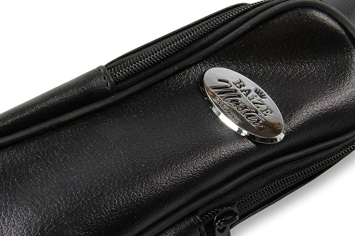 Black 5pc Centre Joint Pool Snooker Cue Tube Case – Holds 2 Butts 3 Shafts