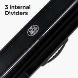 Baize Master Paragon 57 Inch 2 Piece Cue with 9.3mm Pro Leather Tip and Black Hard Case and Extensions
