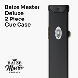 Baize Master BLACKLINE CLASSIC 2 Piece English Pool Cue and Case Set 8.5mm Layered Tip
