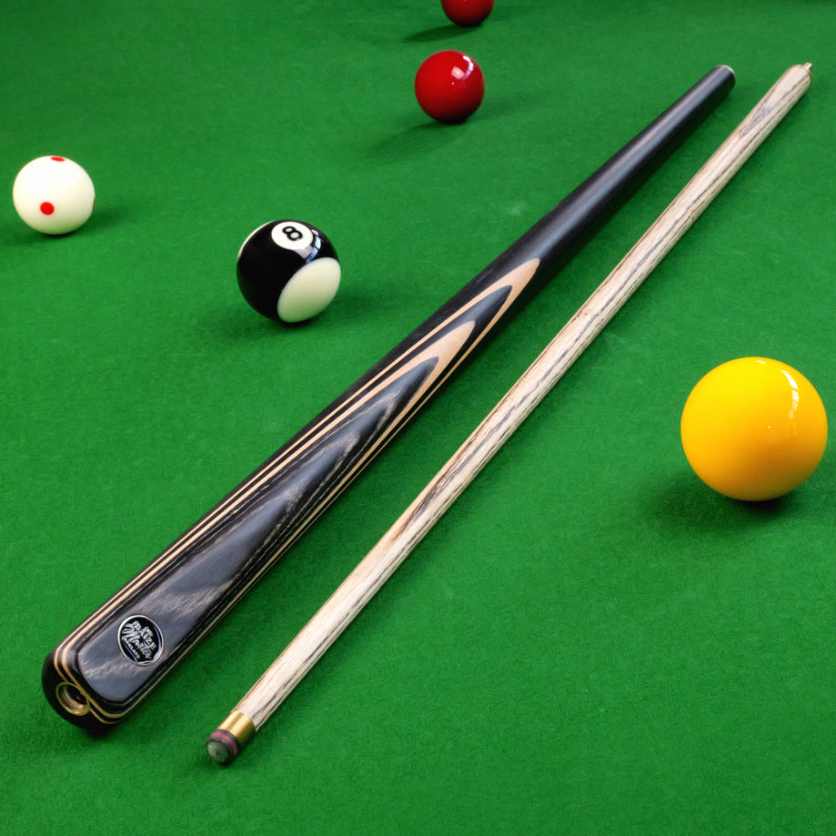 Baize Master BLACKLINE CLASSIC 2 Piece Snooker and Pool Cue and Case Set 9.5mm Layered Tip