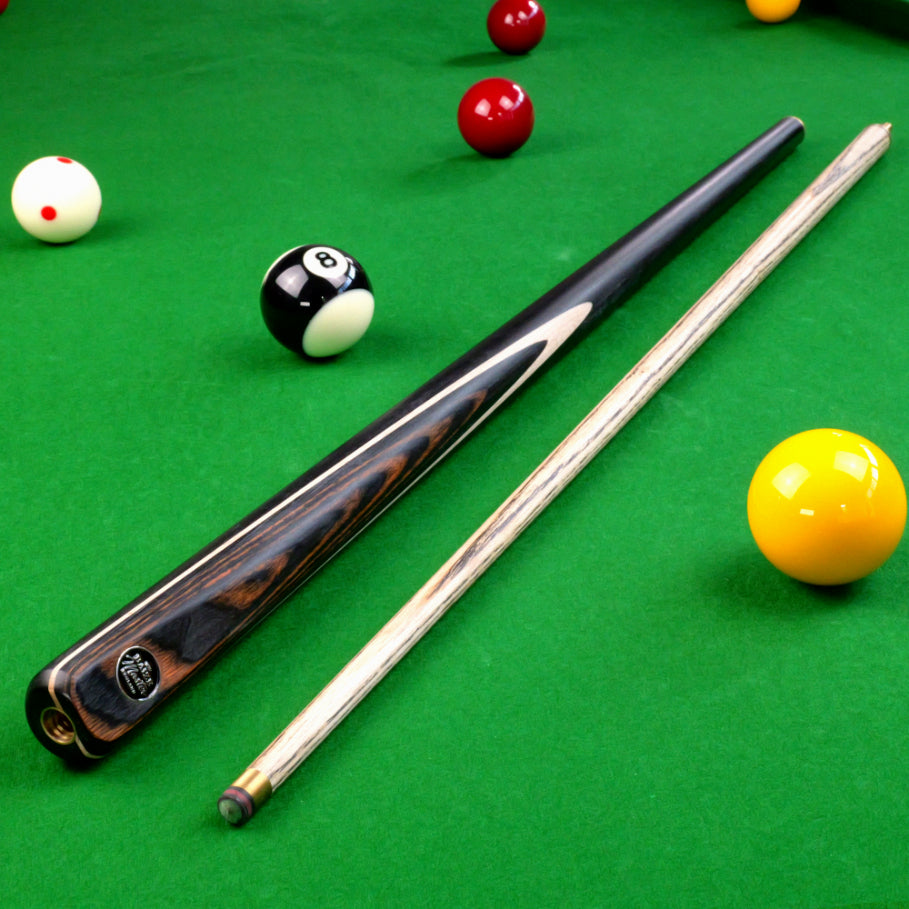 Baize Master BLACKLINE CLASSIC 2 Piece Snooker and Pool Cue and Case Set 9.5mm Layered Tip
