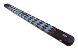 Baize Master 1 Piece DIAMONDS Luxury Round Ends Snooker Pool Cue Case with Studs - Holds 3 Cues