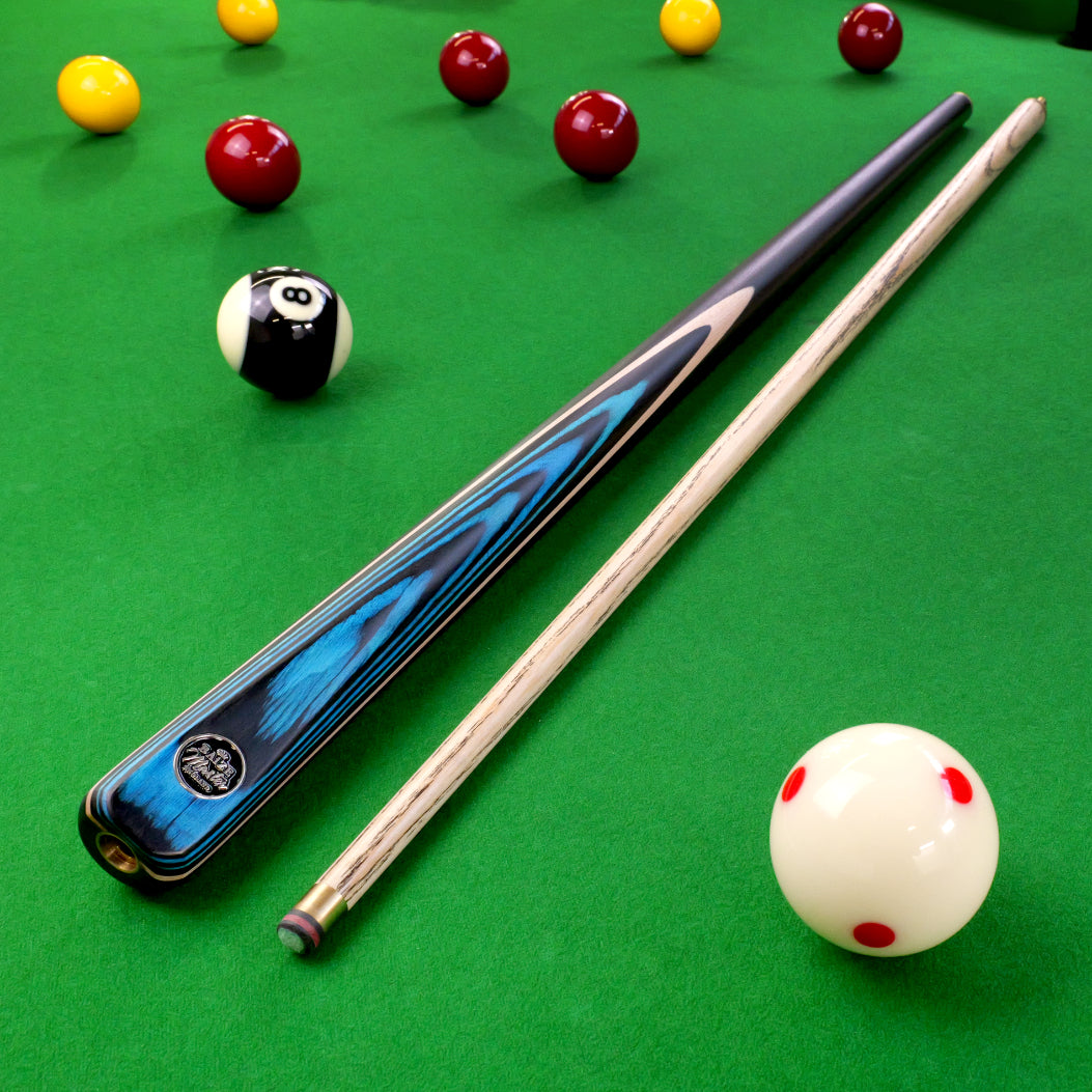 Baize Master BLACKLINE CLASSIC 2 Piece Snooker and Pool Cue and Case Set 9.5mm Layered Tip