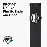 PRO147 Hurricane 57 Inch 3/4 Heavy Weight Snooker Pool Cue 9.5mm Tip with Hard Case and Extensions