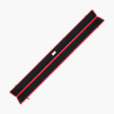 FFGM The Rocket Ronnie O'Sullivan 1 Piece 3 Slot Ultra Luxury Black and Red Snooker and Pool Cue Case - Holds 3 x One Piece Cues