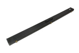 Baize Master 1pc WIDE PLAIN BLACK Pool Snooker Cue Case with Plastic Ends - Holds 3 Cues