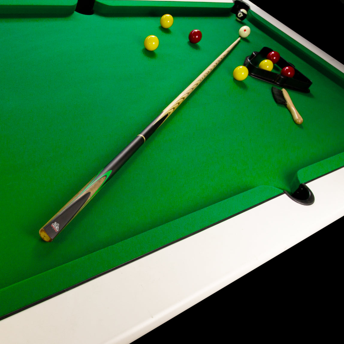 Spartan Fury VANQUISH 3/4 Joint Snooker Pool Cue and Soft Case Set 9.5mm Tip