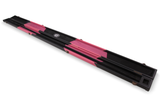Baize Master 1 Piece ARROW Snooker Pool Cue Case with Plastic Ends - Holds 2 Cues