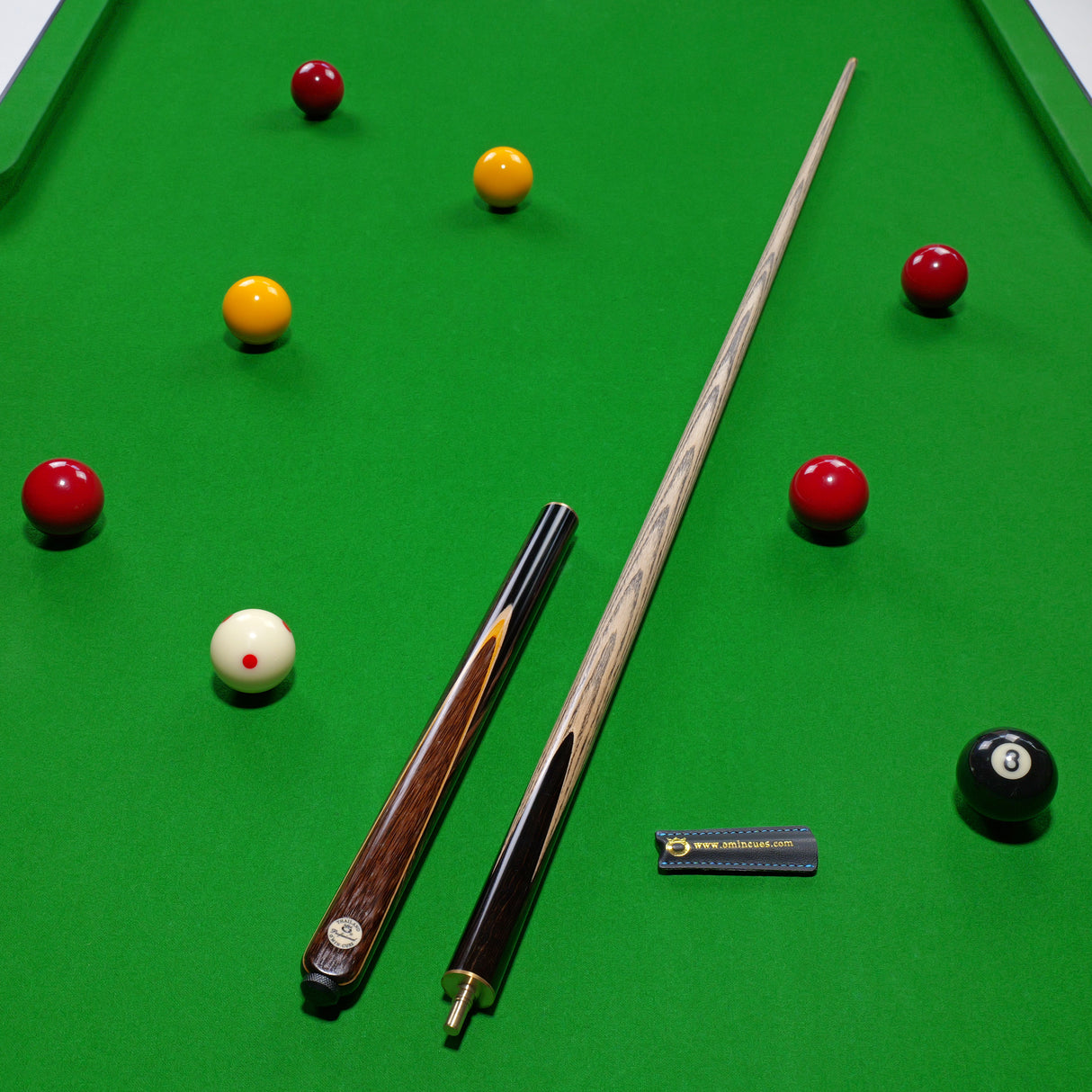 O'min Professional #2 3/4 Joint Snooker Cue with 9.75mm O'min Pro Tip
