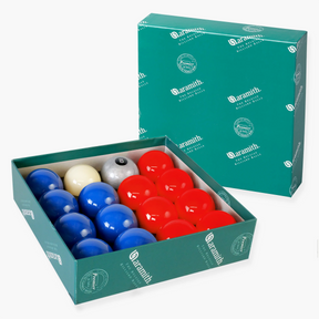EXCLUSIVE! Aramith Premier SILVER 8 BALL Edition Red & Blue Pool Balls Aramith