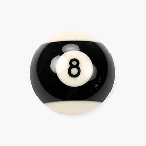 Super Aramith Pro Cup 2 Inch Striped Black 8 Ball in Blister Pack Aramith
