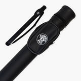 Jonny 8 Ball Black Tubular Cue Case + Shoulder Strap - Holds 2pc Snooker or Pool Cue