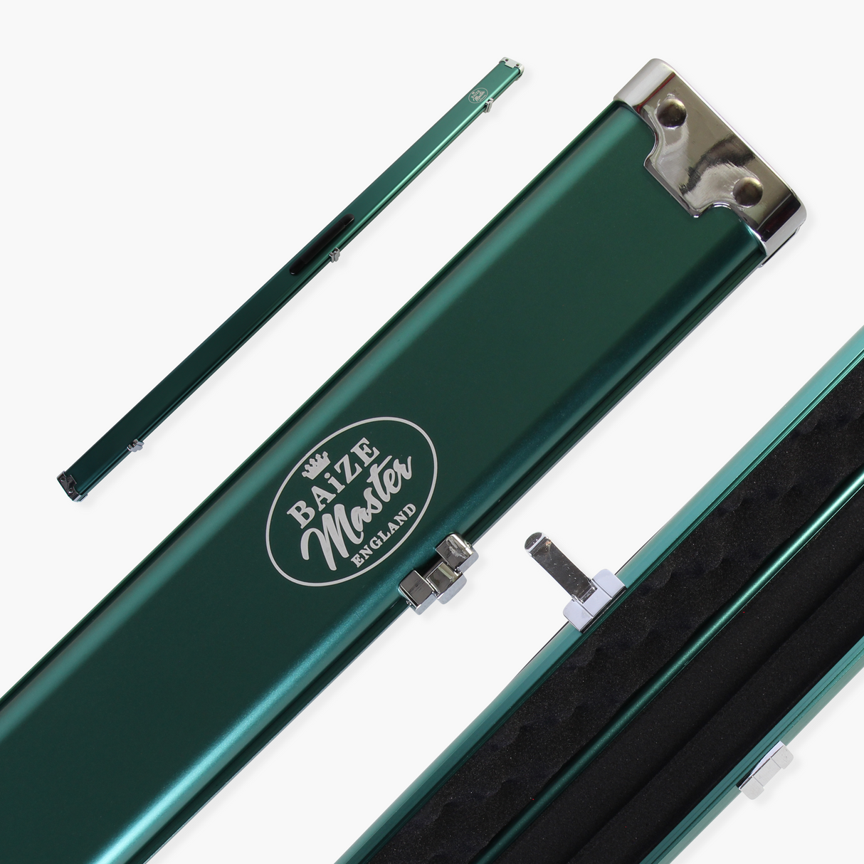 Baize Master Prestige One Piece Luxury Snooker Pool Cue Case - Holds 2 Cues