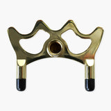 Brass HALF BUTT Rest Head for Snooker or Pool with Plastic Toes Cue & Case