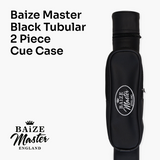 Baize Master 2pc Tubular Snooker Pool Cue Case with 9 inch Accessory Pocket