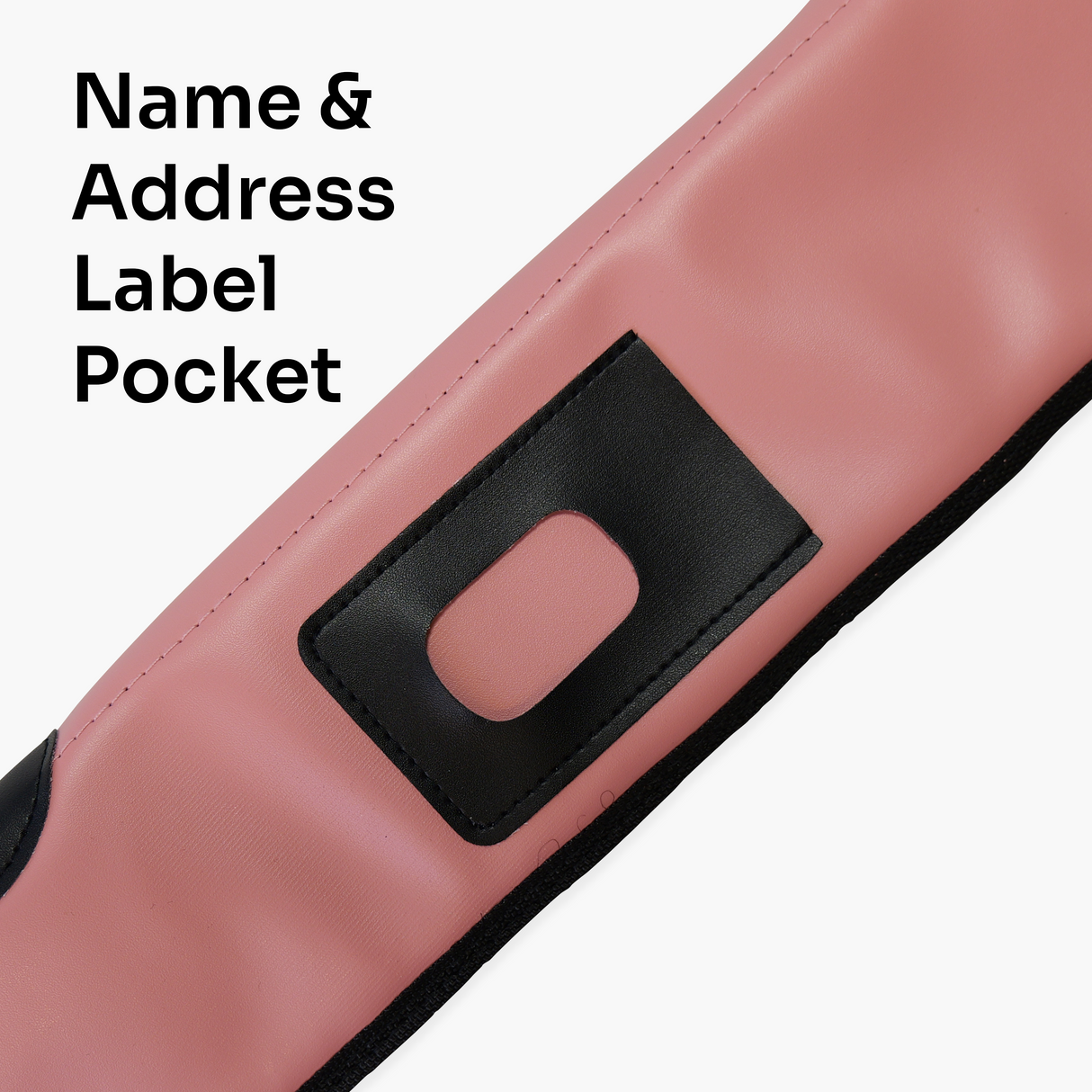 Quality Thick Padded Light Pink Vinyl 2pc Soft Cue Case