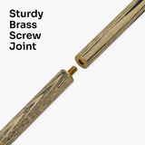 Kudos Classic Range 57 Inch Heavy Weight 2 Piece Traditional Ash Snooker Pool Cue with 9.5mm Tip