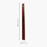 Baize Master PRESTIGE 1 Piece Metal Snooker Pool Cue Case - Holds 3 Cues