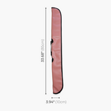 Quality Thick Padded Light Pink Vinyl 2pc Soft Cue Case